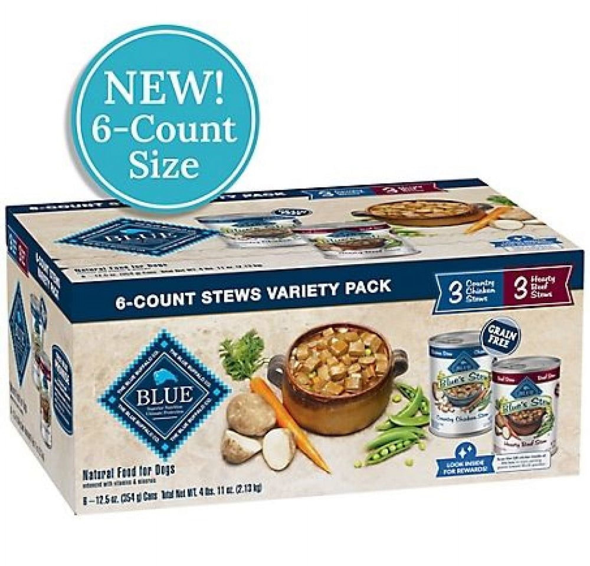 Blue Buffalo 804573 Stew Chicken & Beef Adult Wet Dog Food 12.5 oz