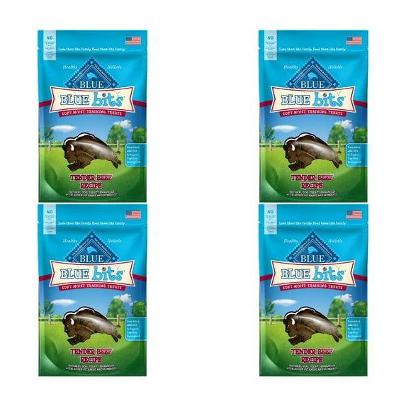 Blue Buffalo BLUE Bits for Dogs Beef Flavor 4 Pack