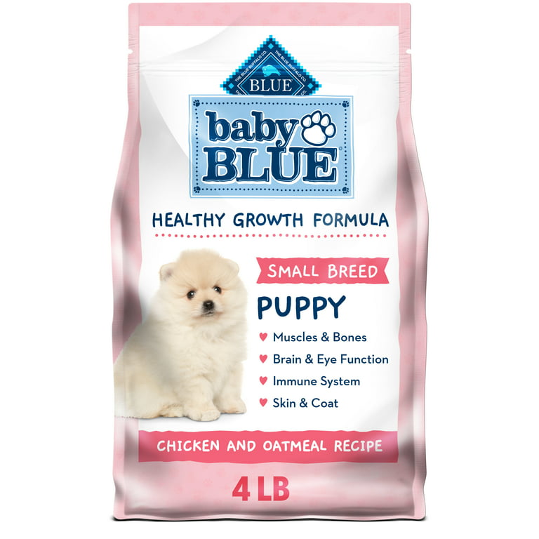 petroleum kapacitet Kilde Blue Buffalo Baby BLUE Healthy Growth Formula Natural Small Breed Puppy Dry  Dog Food, Chicken and Oatmeal Rice Recipe 4-lb - Walmart.com
