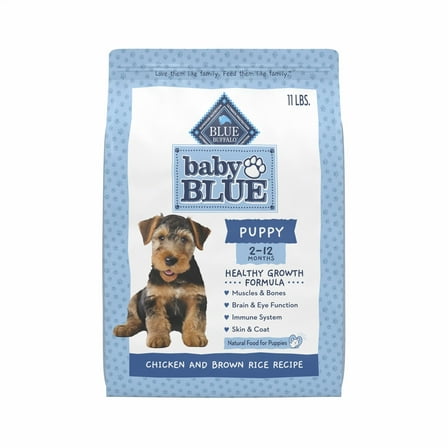 Blue Buffalo Baby BLUE Healthy Growth Puppy Dry Food, Chicken, 11-lb. Bag
