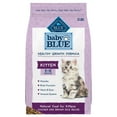 thumbnail image 1 of Blue Buffalo Baby BLUE Kitten Dry Cat Food Healthy Growth, Chicken & Brown Rice, 2-lb. Bag, 1 of 11
