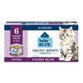 Blue Buffalo Baby BLUE Kitten Wet Cat Food Healthy Growth, Chicken, 3