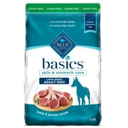 Blue Buffalo Basics Large Breed Grain-Free Dry Dog Food, Lamb & Potato Recipe, 22-lb Bag