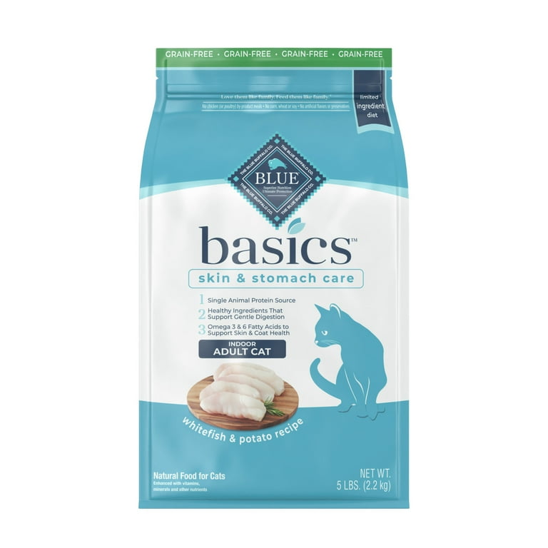 Blue Buffalo Basics Skin & Stomach Care Indoor Fish and Potato Dry