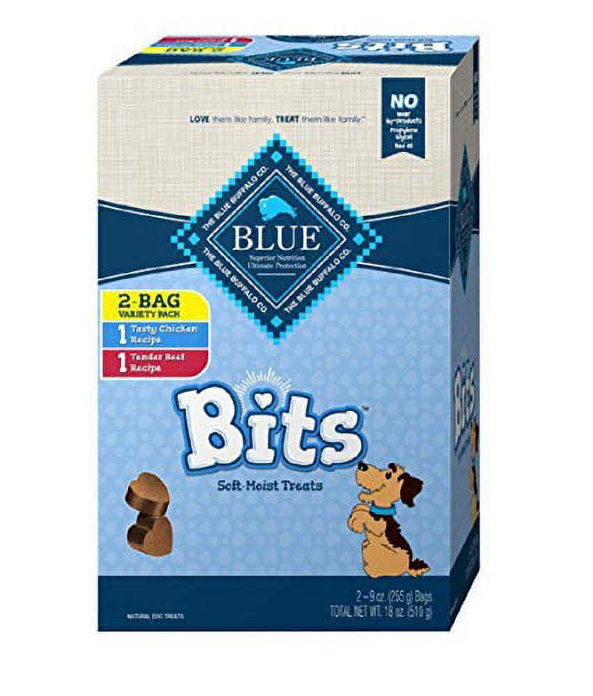 Blue Buffalo Blue Bits Natural SoftMoist Training Dog Treats Variety