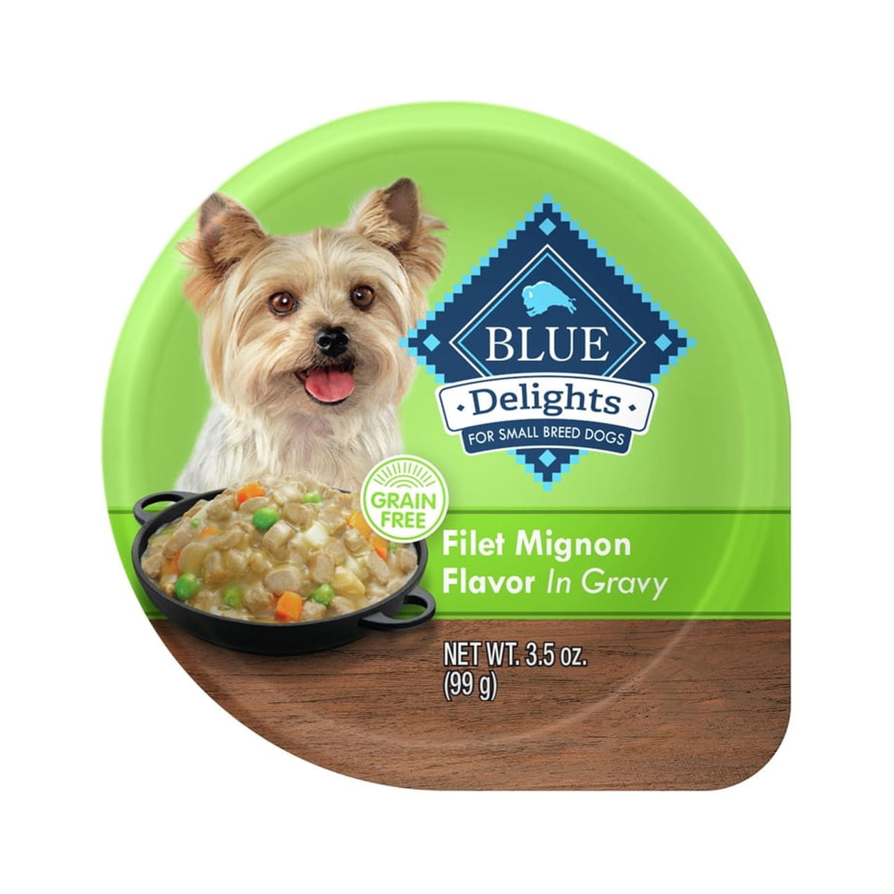 Blue Buffalo Delights Small Breed Wet Dog Food Variety Pack, Filet Mignon &  New York Strip - Walmart.com