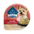 thumbnail image 1 of Blue Buffalo Delights Small YPF5&nbsp;Breed Natural Wet Dog Food, Prime Rib Flavor in Gravy, 3.5-oz. Cups, 12 Count, 1 of 3