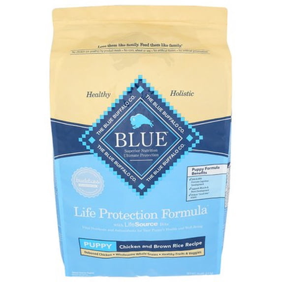 Blue Buffalo Dog Food Puppy Chicken & Brown Rice 15 Lb