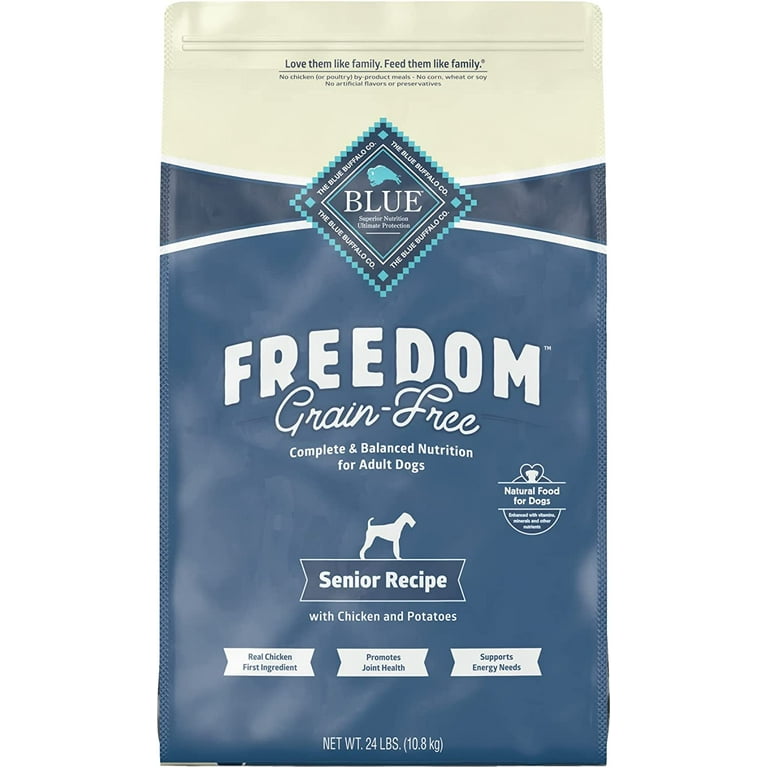Blue freedom dog store food walmart