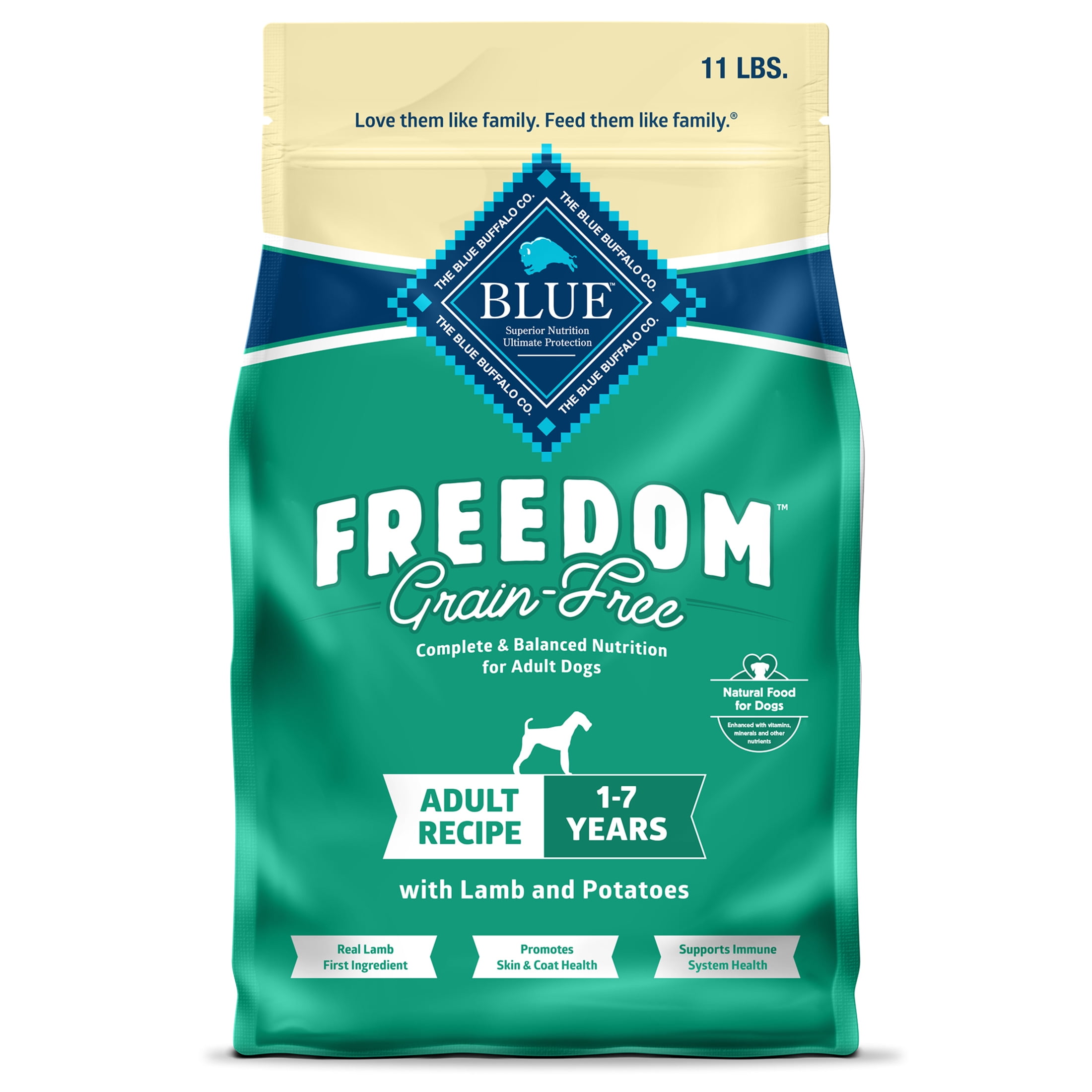 Blue Buffalo Freedom Adult Grain-Free Lamb & Potatoes Dry Dog Food
