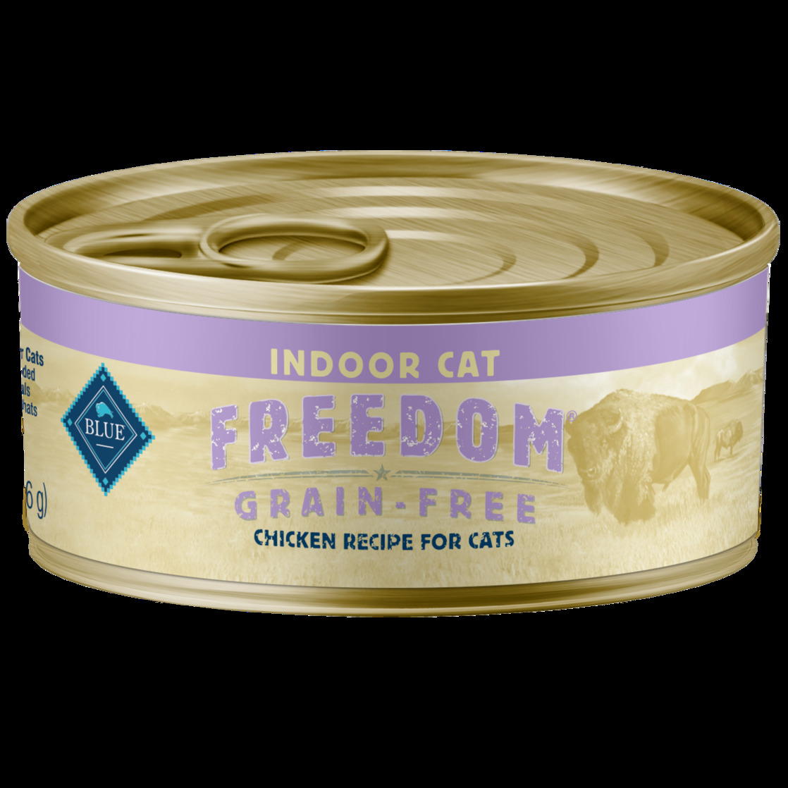 Blue Buffalo Freedom Indoor Chicken Pate Wet Cat Food for Adult Cats, Grain-Free, 5.5 oz. Can - image 1 of 6