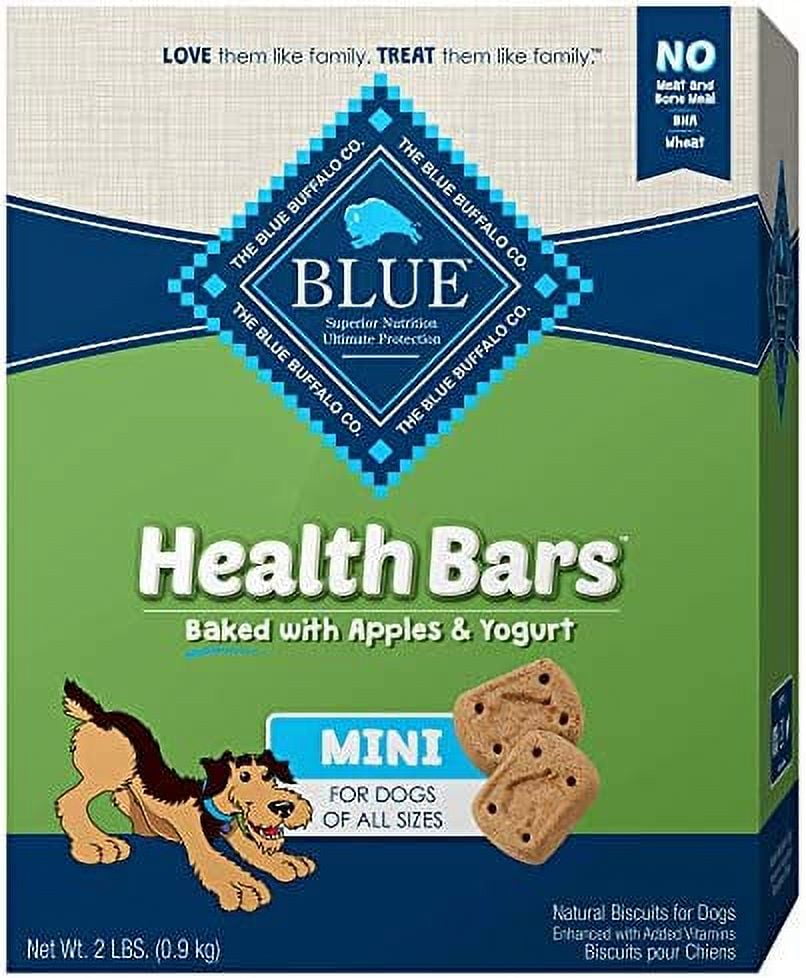 Blue Buffalo Health Bars Mini Natural Crunchy Dog Treats Biscuits