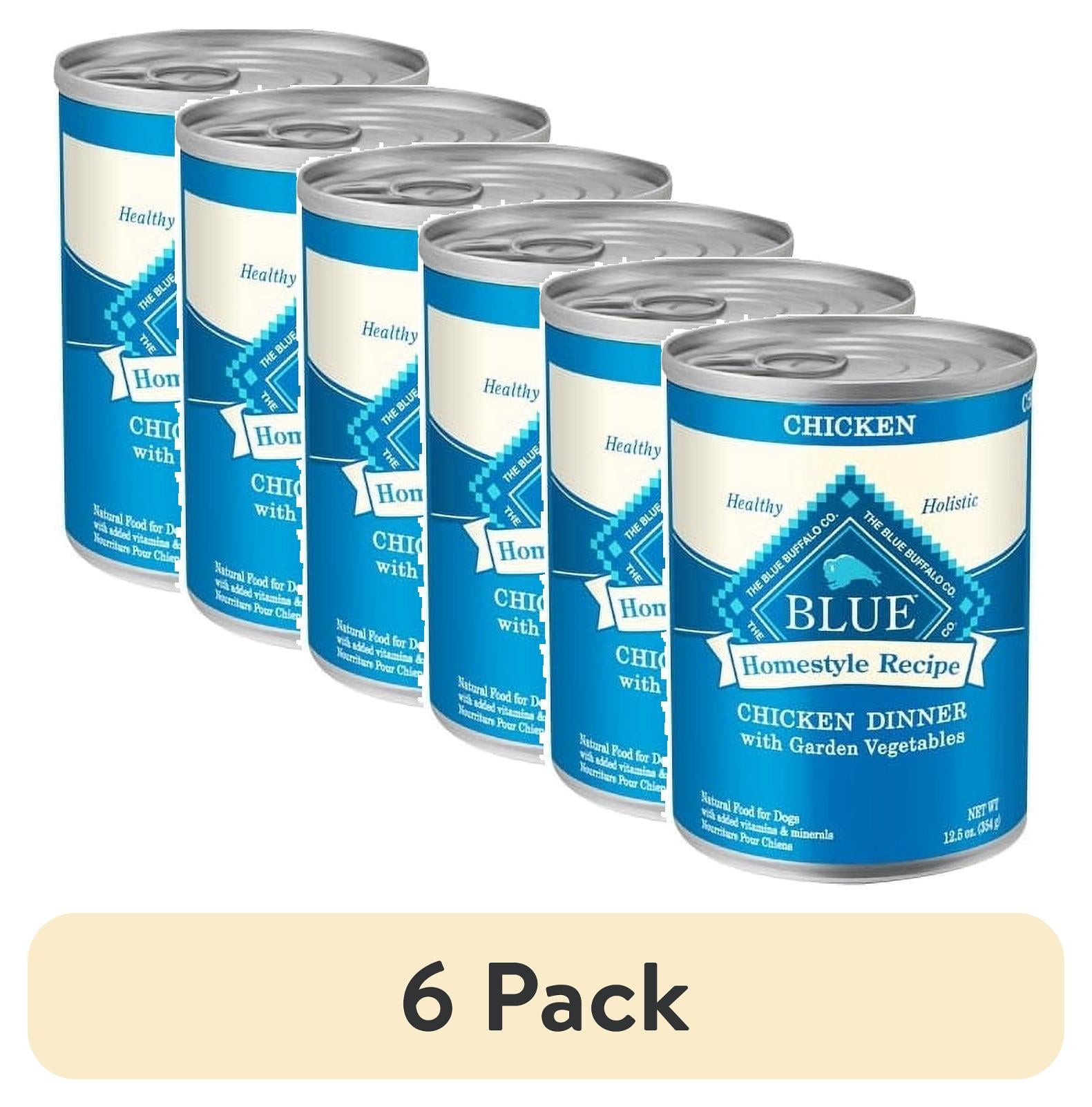 (6 pack) Blue Buffalo Homestyle Recipe Chicken Pate Wet Dog Food for