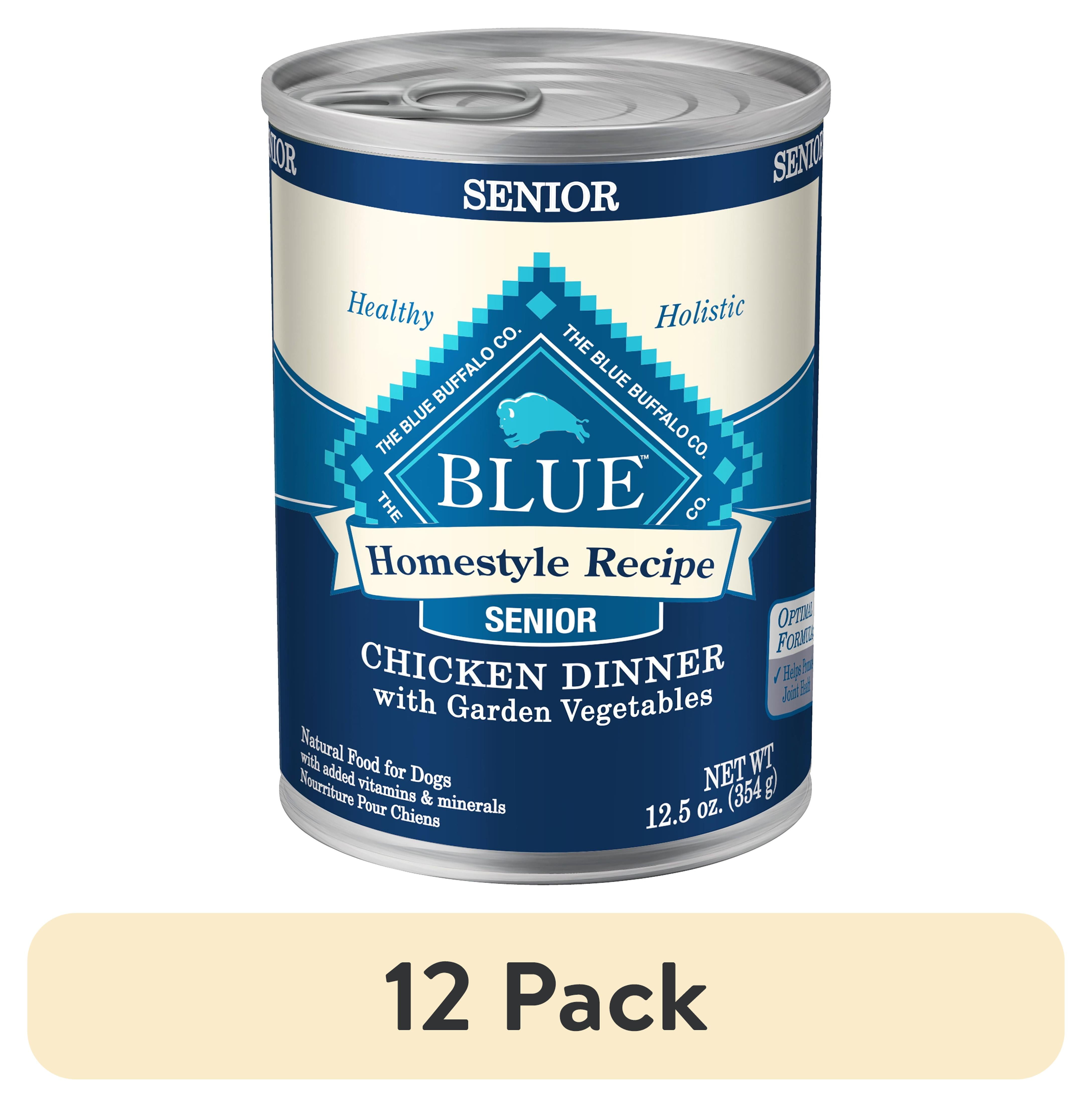 Blue Buffalo Homestyle Recipe Chicken Pate Wet Dog Food for Senior Dogs