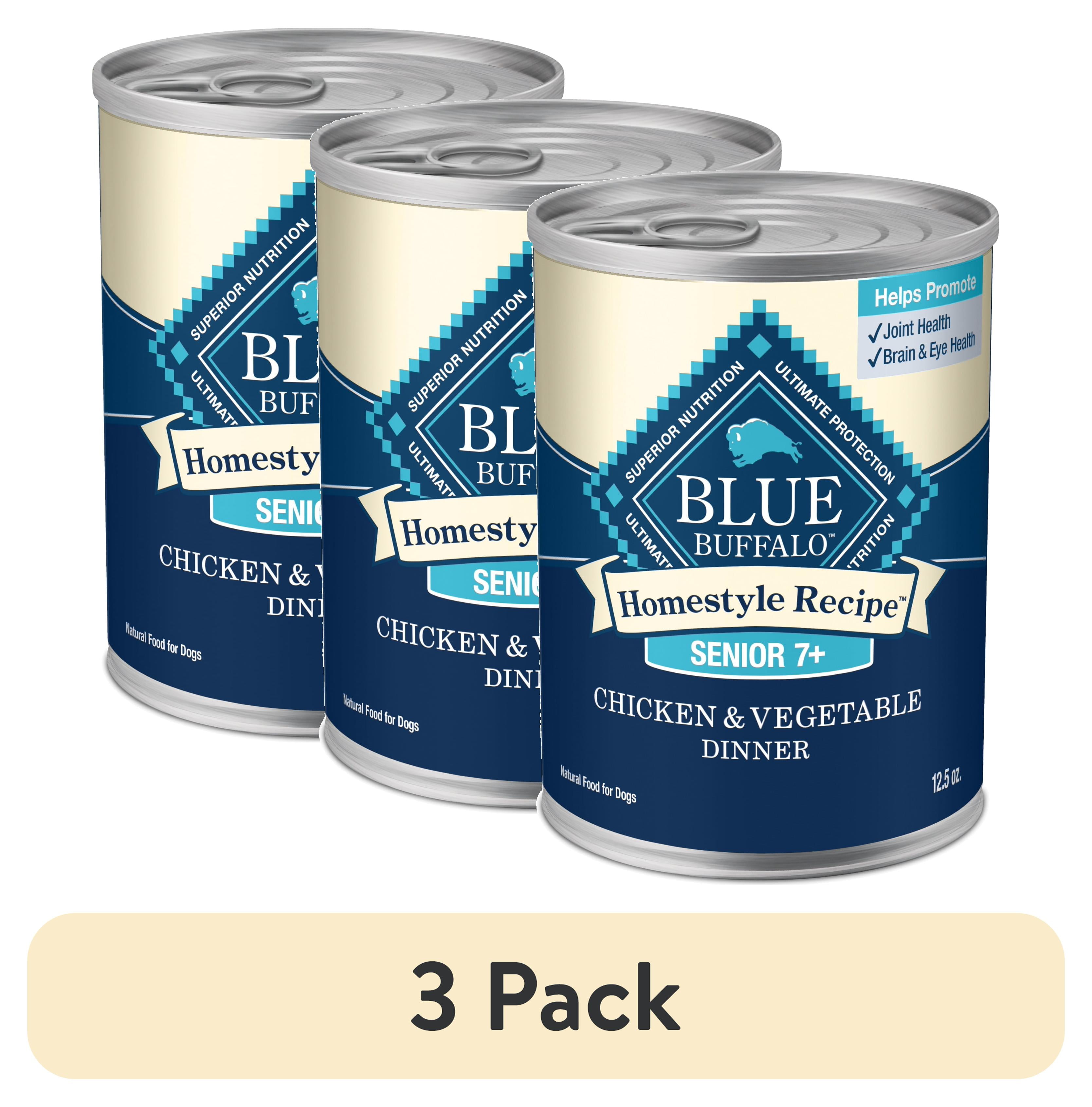 3 Pack Blue Buffalo Homestyle Recipe Senior Wet Dog Food Chicken Blue Buffalo Homestyle Recipe Senior Wet Dog Food Chicken Dinner 12 5 Oz Can B76c943a 7a0b 4d15 8da1 D698c986f640.4fe42a6afe771138f3b9bb107e3d03fd