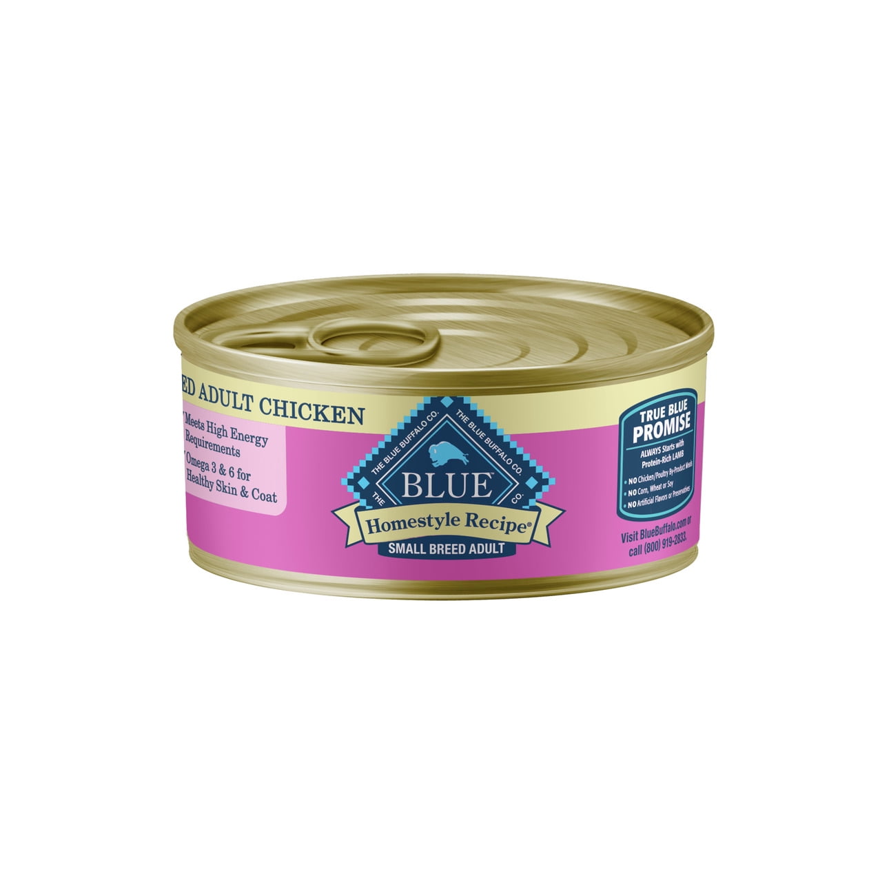 Blue Buffalo Homestyle Recipe Small Breed Chicken Pate Wet Dog Food for