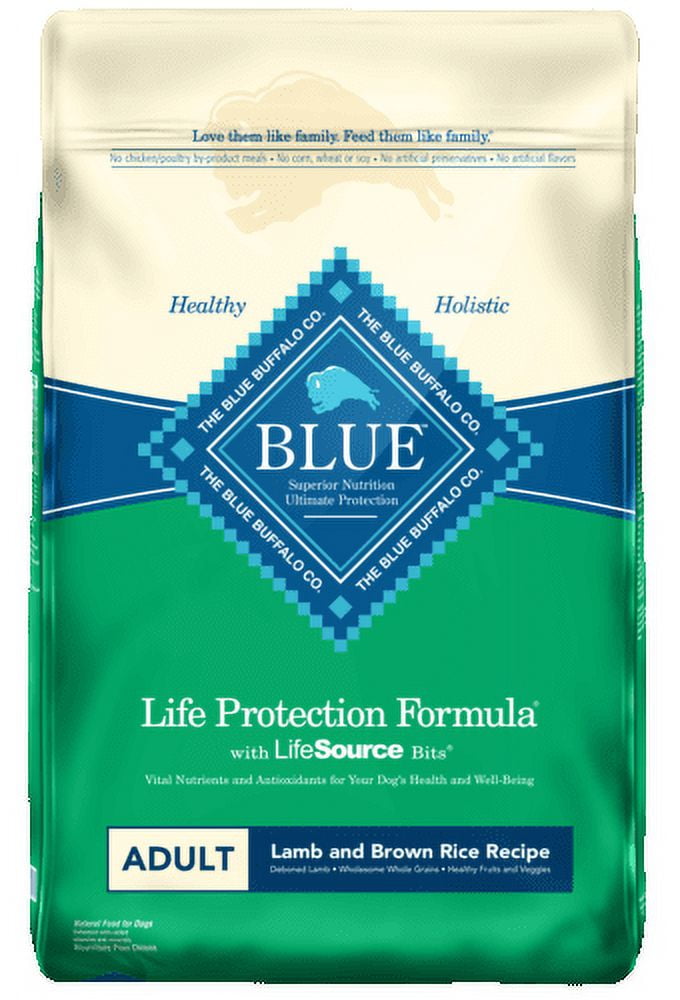 Blue Buffalo Lamb & Brown Rice Recipe for Adult Dogs (Pack of 8)