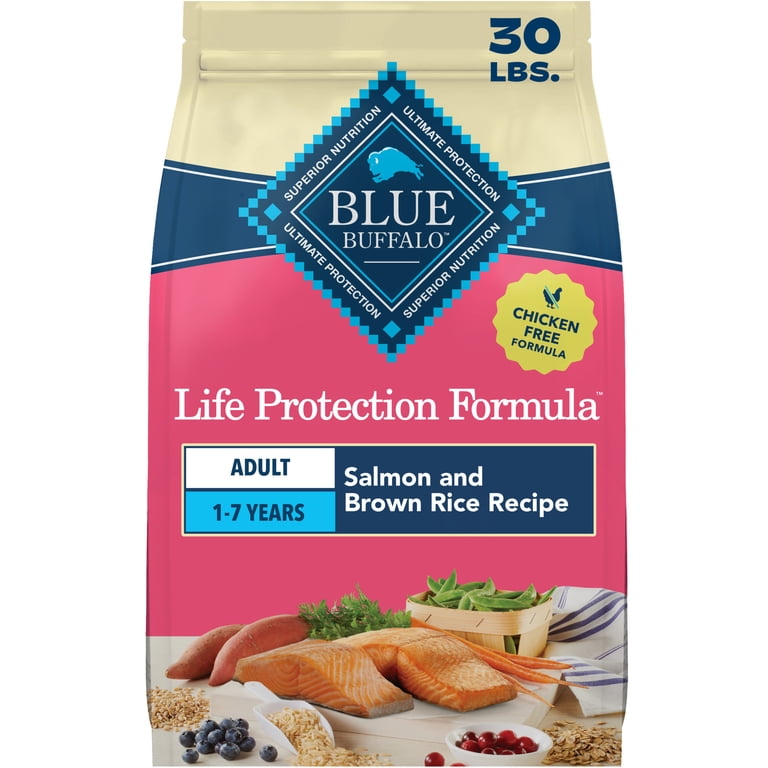 Blue Buffalo Life Protection Formula Adult Dry Dog Food, Salmon