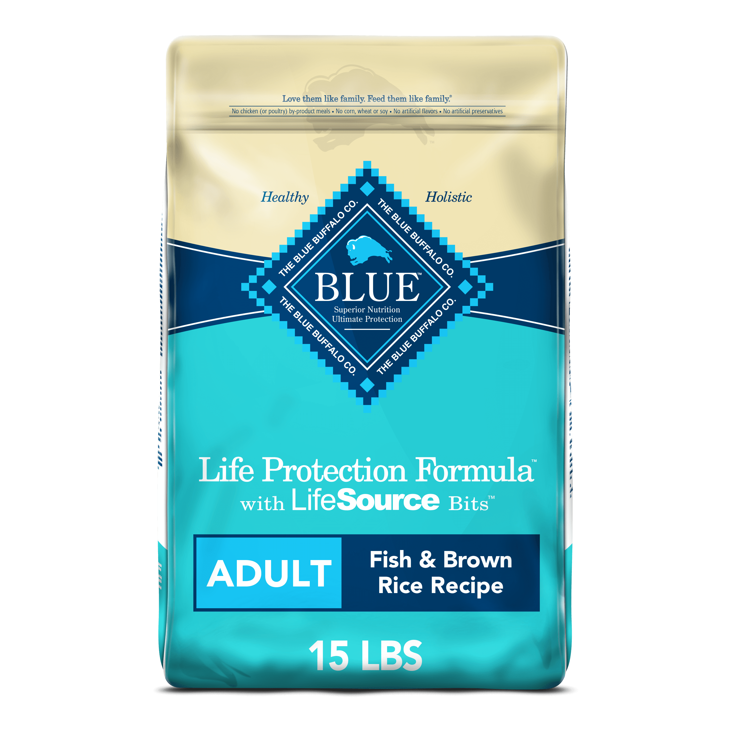 Blue Buffalo LP Adult Fish & Brown Rice 6lb (Red Bag) – CanvasbackPets