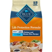 Blue Buffalo Life Protection Large Breed Adult Dry Dog Food Chicken & Brown Rice 15lb Bag