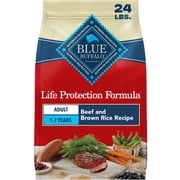 Blue Buffalo Life Protection Formula Adult Dry Dog Food Beef & Brown Rice 24lb Bag