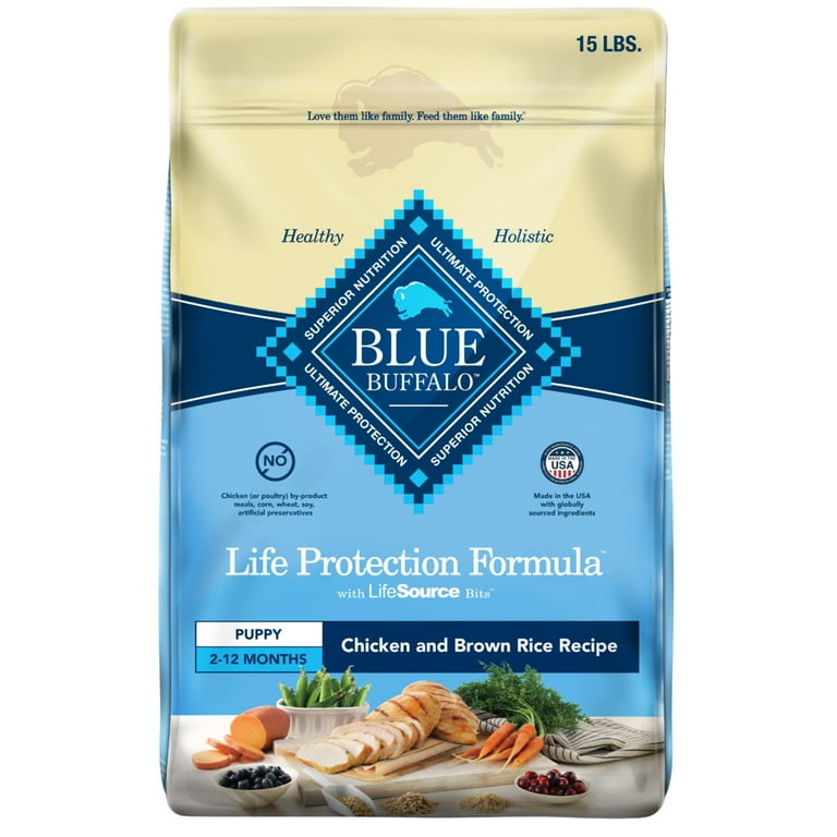 Free Shipping! Blue Buffalo Puppy Dry Dog Food with Real Chicken