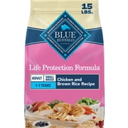 Blue Buffalo Life Protection Small Breed Adult Dry Dog Food Chicken & Brown Rice 15lb Bag