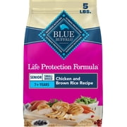 Blue Buffalo Life Protection Small Breed Senior Dry Dog Food Chicken & Brown Rice 5lb Bag