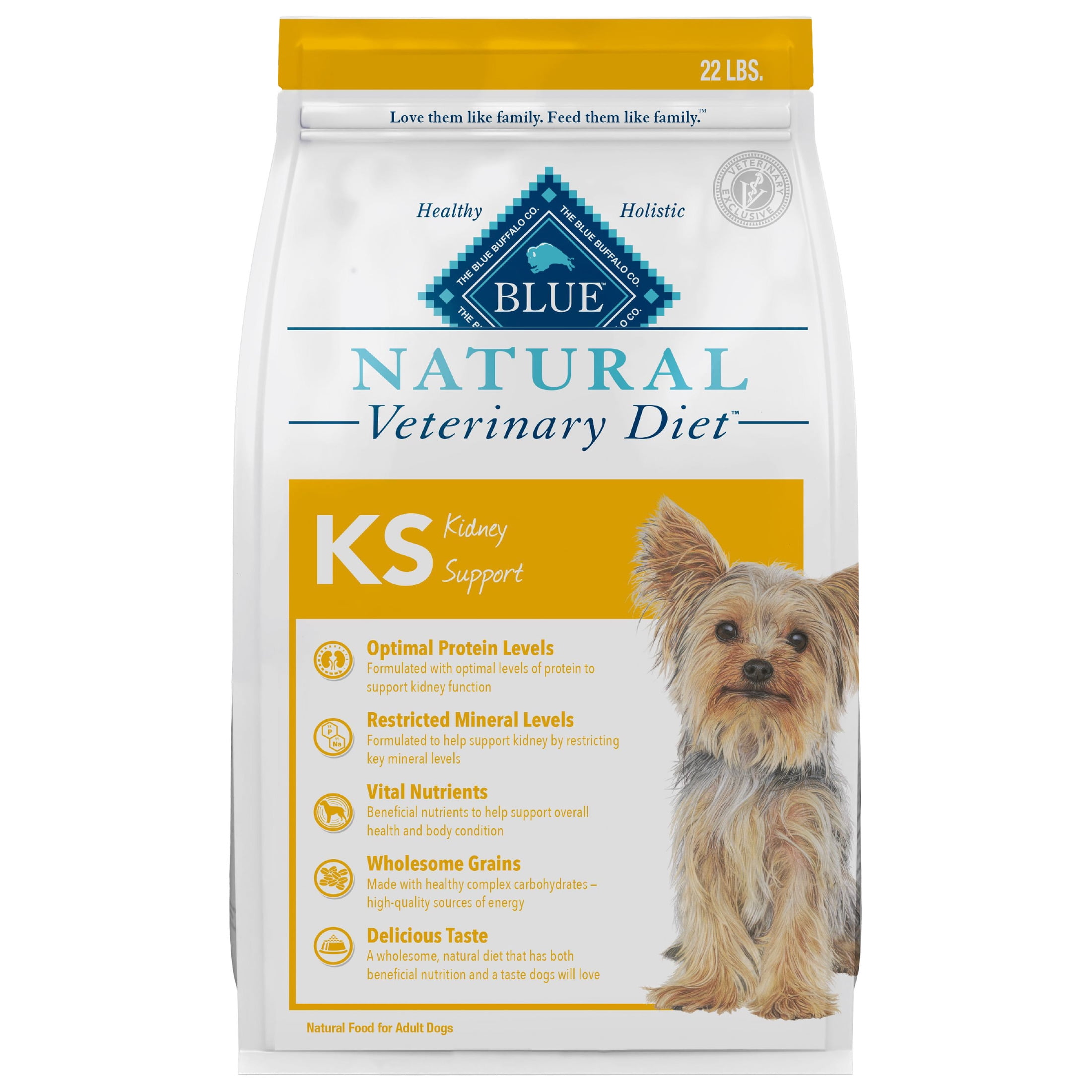 Blue Buffalo Natural Veterinary Diet KS Kidney Support Dry Dog
