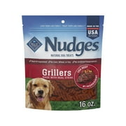 Blue Buffalo Nudges Grillers Natural Dog Treats Made with Real Steak, 16-oz. Bag