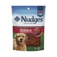 thumbnail image 1 of Blue Buffalo Nudges Grillers Natural Dog Treats Made with Real Steak, 5-oz. Bag, 1 of 11