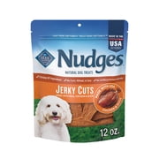 Blue Buffalo Nudges Jerky Cuts, Natural Dog Treats, Duck Jerky, 12oz Bag