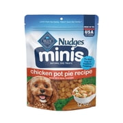Blue Buffalo Nudges, Mini Dog Treats, Chicken Pot Pie Recipe, 12oz Bag