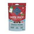 thumbnail image 1 of Blue Buffalo Santa Snacks Soft-Moist Dog Bits for Training, Chicken, 4.5-oz. Bag, 1 of 9