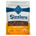 thumbnail image 1 of Blue Buffalo Sizzlers Bacon-Style Dog Treats with Real Pork, Cheddar Flavor, 15-oz. Bag, 1 of 9