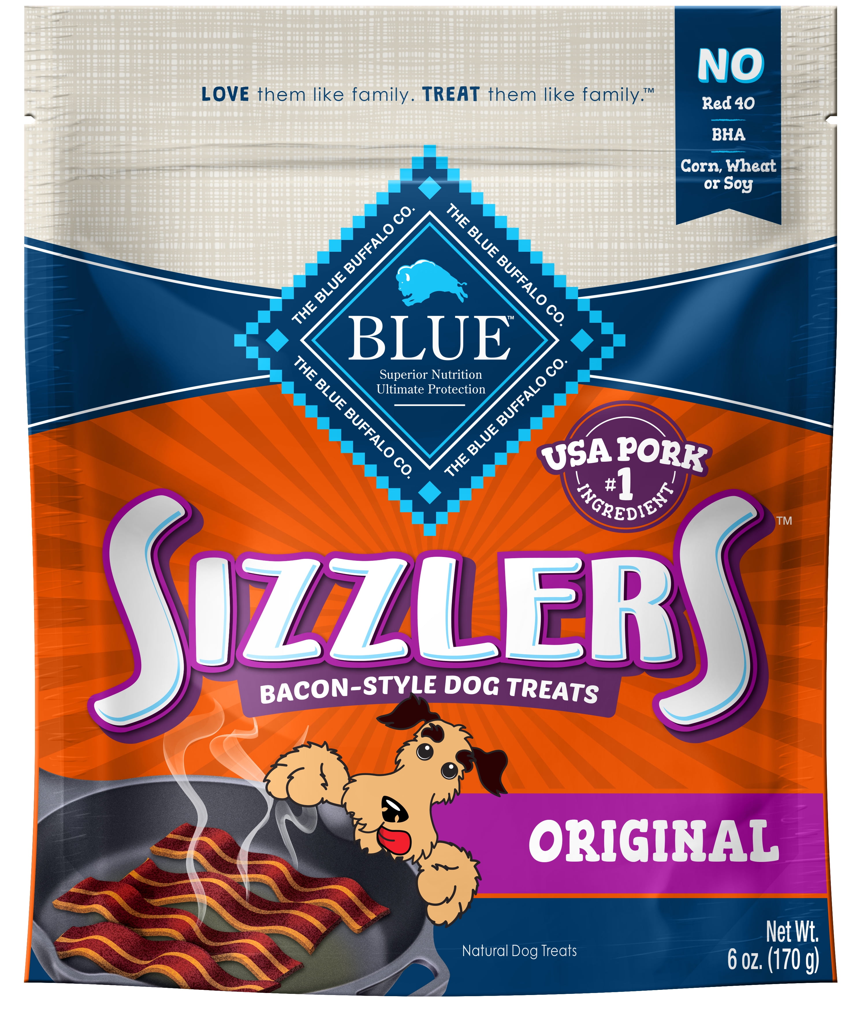 Blue sizzlers sale dog treats