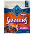 thumbnail image 1 of Blue Buffalo Sizzlers Pork Flavor Dog Treats - 15oz Pack of 4, 1 of 2