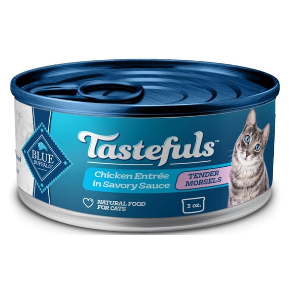 Blue Buffalo Tastefuls Cat Food, Chicken Entree 3 oz (Pack of 48)