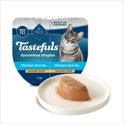Blue Buffalo Tastefuls Spoonless Singles Wet Cat Food Paté, 2.6-oz Twin Pack, Chicken