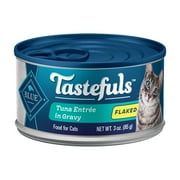 (24 pack) Blue Buffalo Tastefuls Wet Cat Food with Tuna, 3-oz. Can