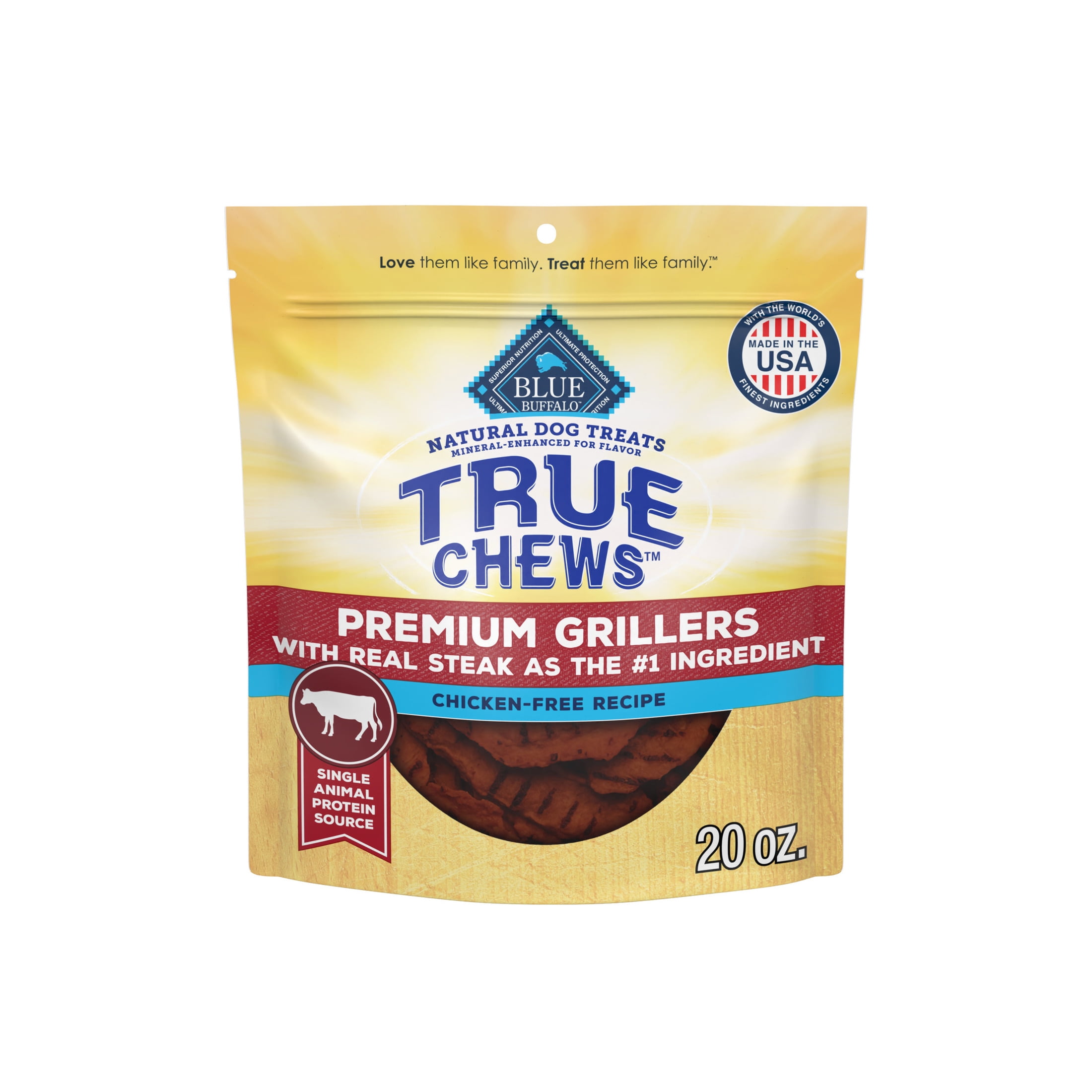 Blue Buffalo Truechews Steak Grillers Dog Treats Blue Buffalo Truechews Steak Grillers Dog Treats