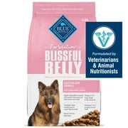 Blue Buffalo True Solutions Blissful Belly Digestive Care Natural Dry Food for Adult Dogs, Chicken, 4-lb. Bag