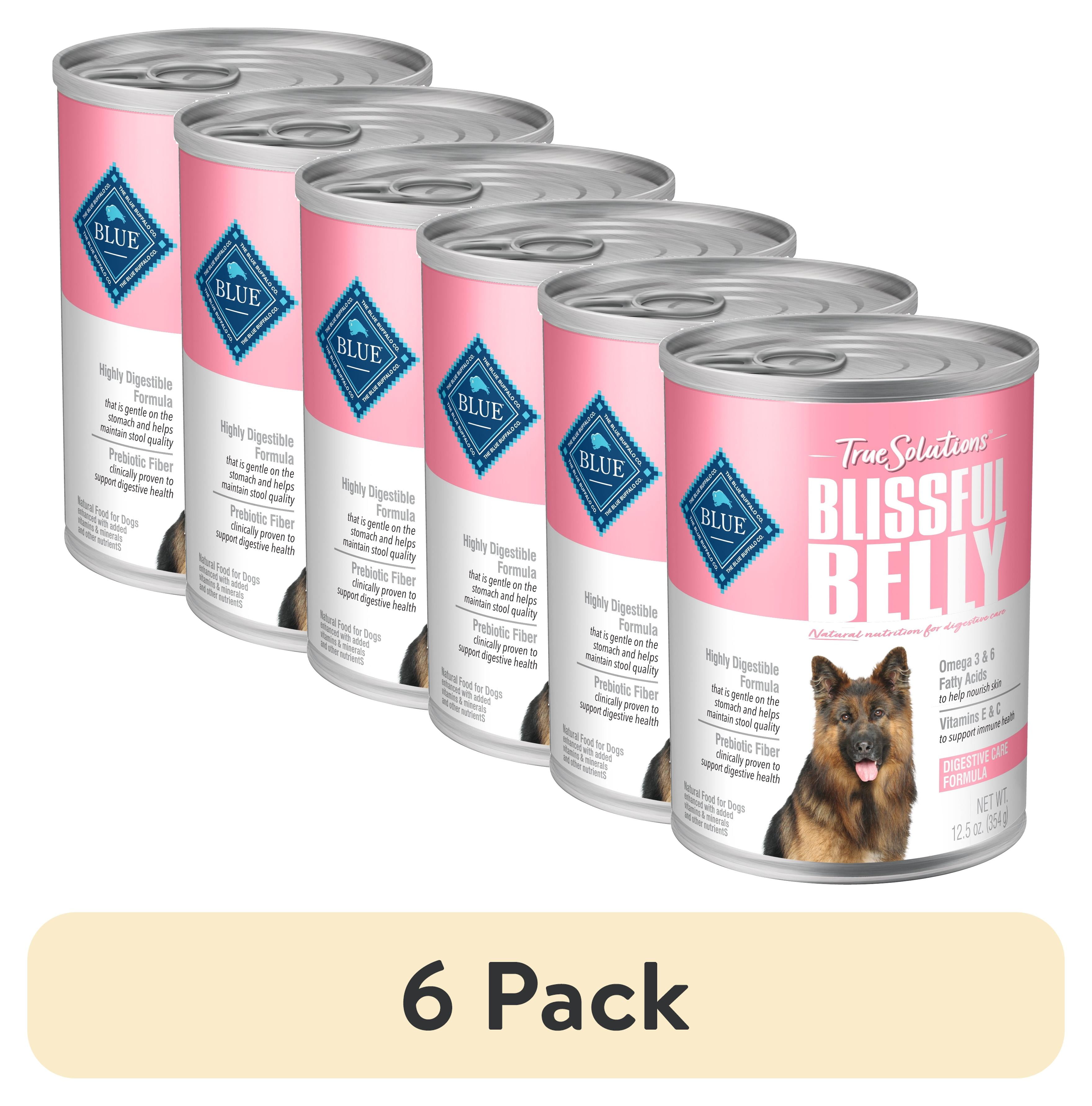 3 pack Blue Buffalo True Solutions Blissful Belly Digestive Care Chicken Pate Wet Dog Food for Adult Dogs Whole Grain 12.5 oz. Can Walmart