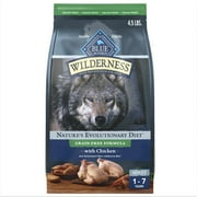 Blue Buffalo Wilderness Adult High-Protein Dry Dog Food, Grain-Free, Chicken, 4.5-lb. Bag
