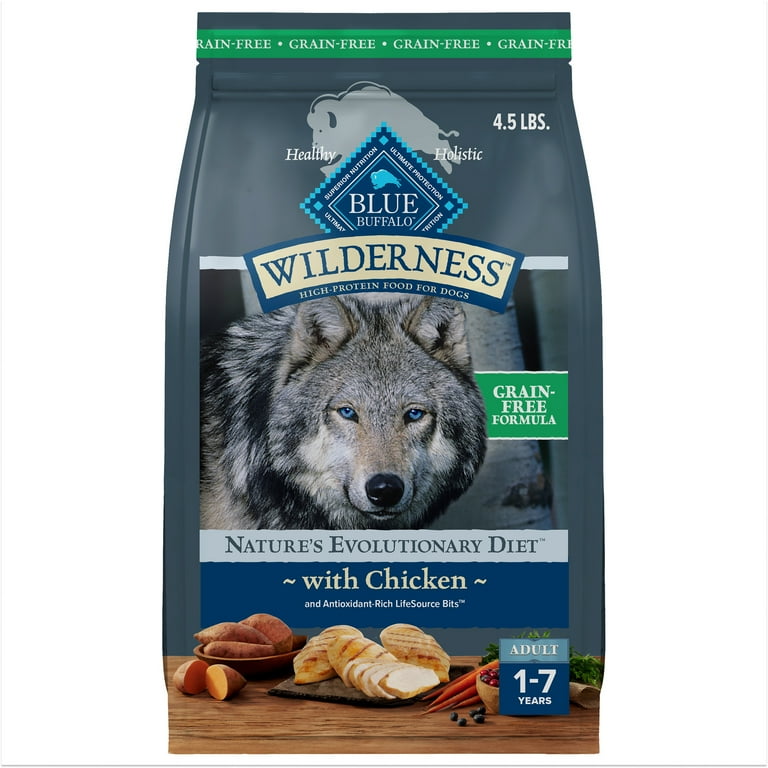 Free Shipping! Blue Buffalo Wilderness Adult High-Protein Dry Dog