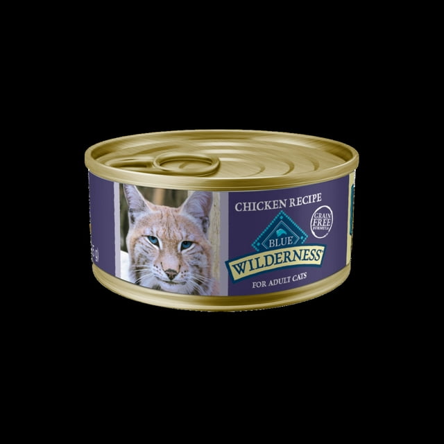 Blue Buffalo Wilderness High Protein Chicken Pate Wet Cat Food for