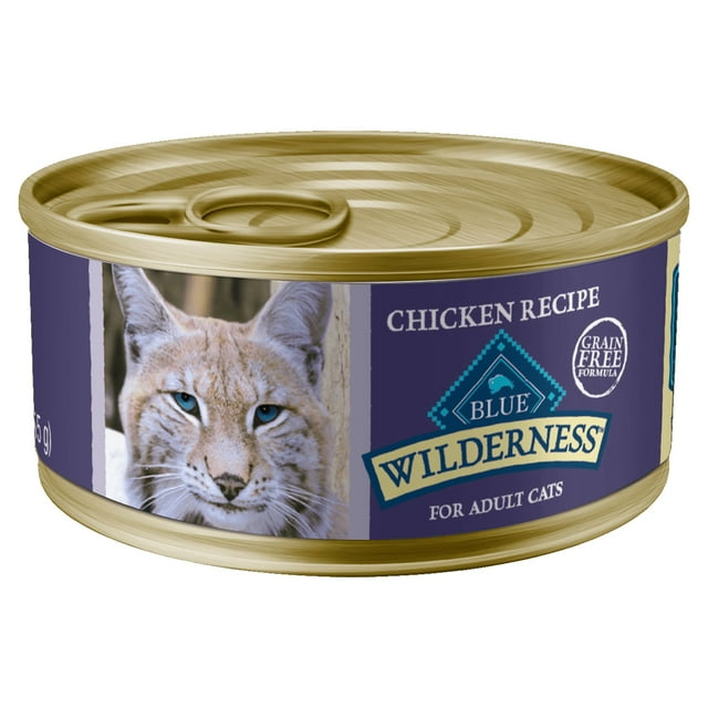 Blue Buffalo Wilderness High Protein Chicken Pate Wet Cat Food for