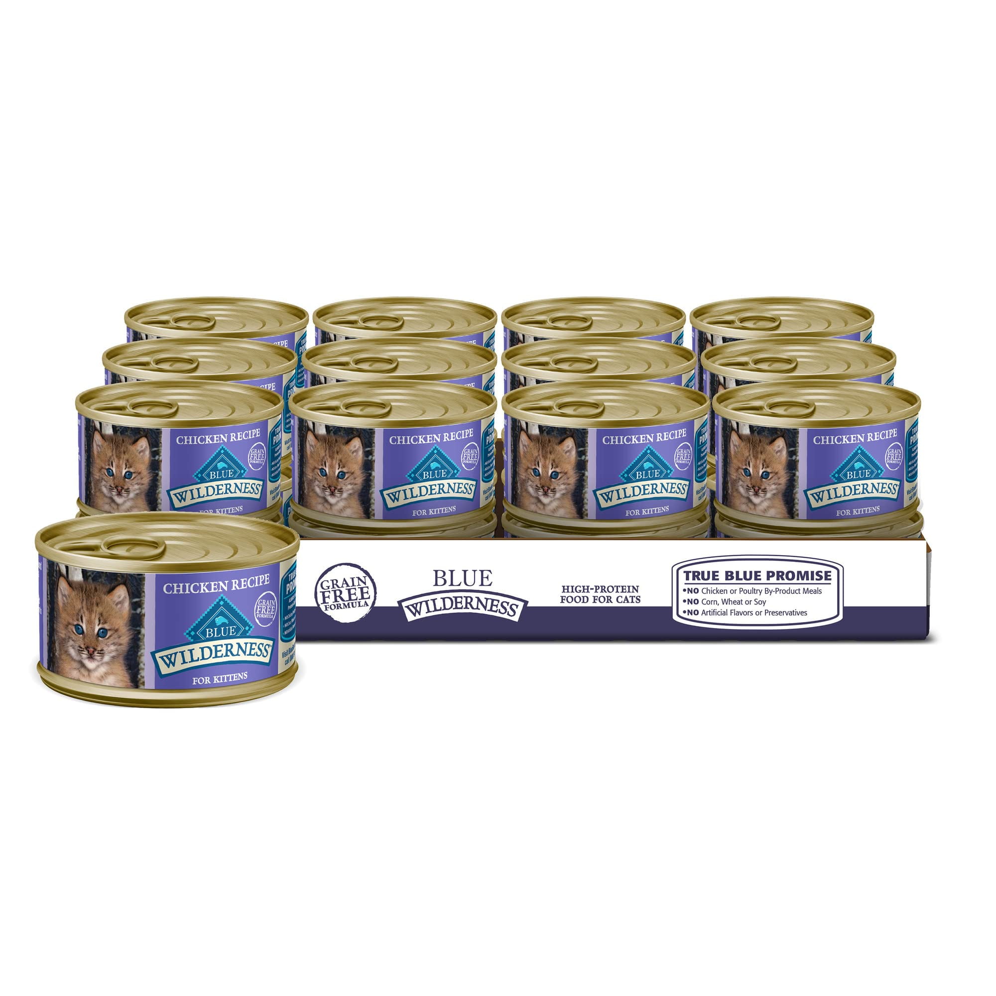 Blue Buffalo Wilderness High Protein Grain Free, Natural Kitten Pate