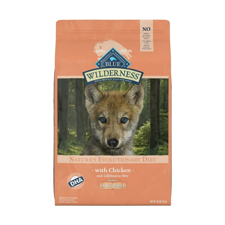 Dog food with 2024 wolf on bag