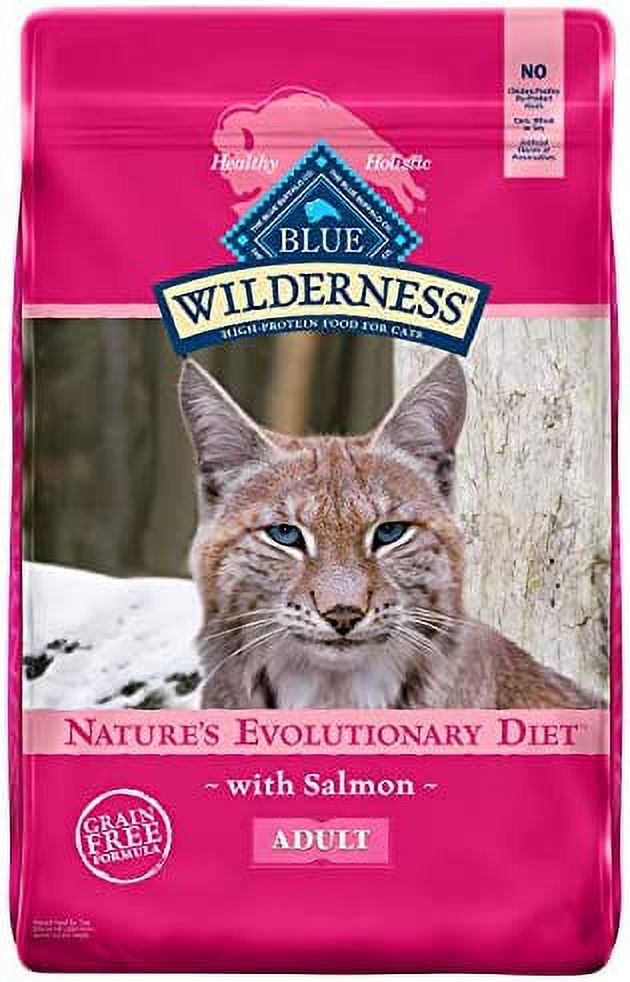 Blue Buffalo Wilderness High Protein, Natural Adult Dry Cat Food, Salmon 11lb